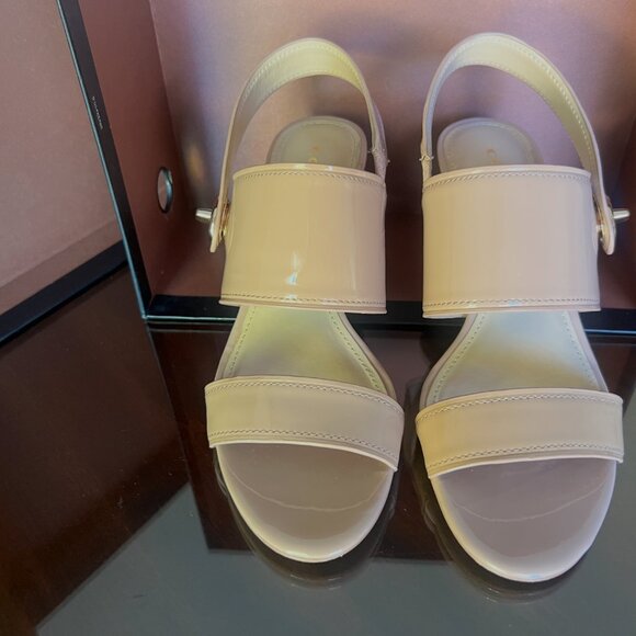 Coach Marla Patent Slingback Heels – Warm Blush, Size 6 (Excellent w/ Box) - Picture 3 of 13